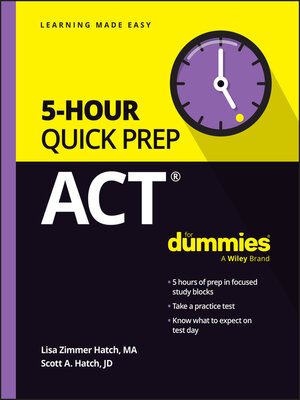 cover image of ACT 5-Hour Quick Prep For Dummies